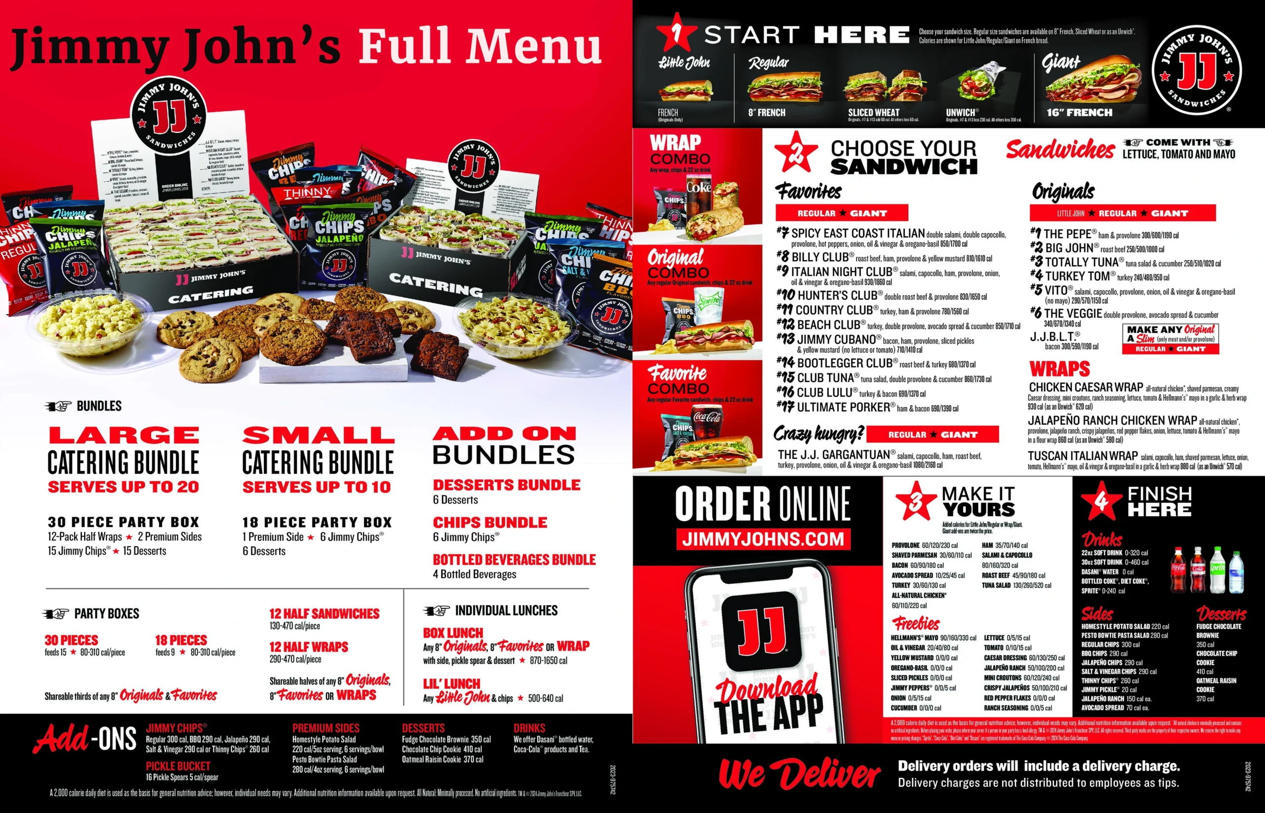 Jimmy John's Menu With Prices