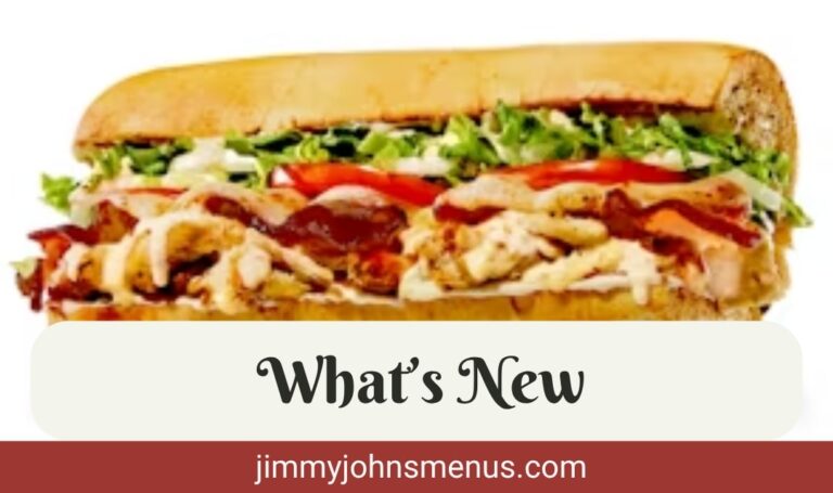 Jimmy John’s WHAT’S NEW